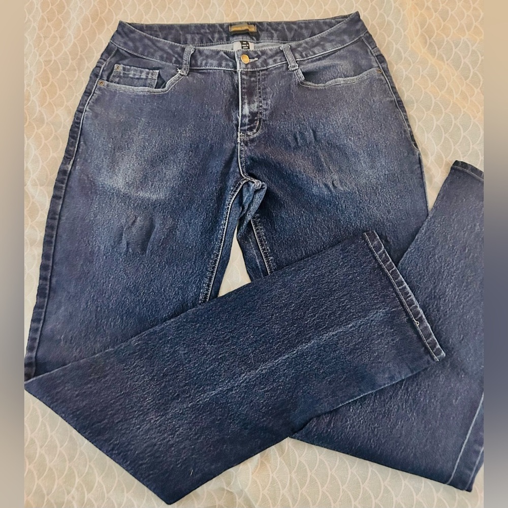 Dark Indigo Straight Leg Women's Jeans